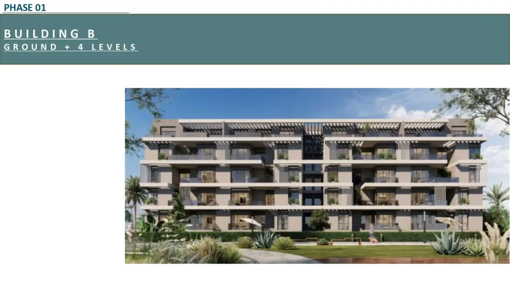 Building B (Ground + 4 Floors) in Vallis New Cairo Compound