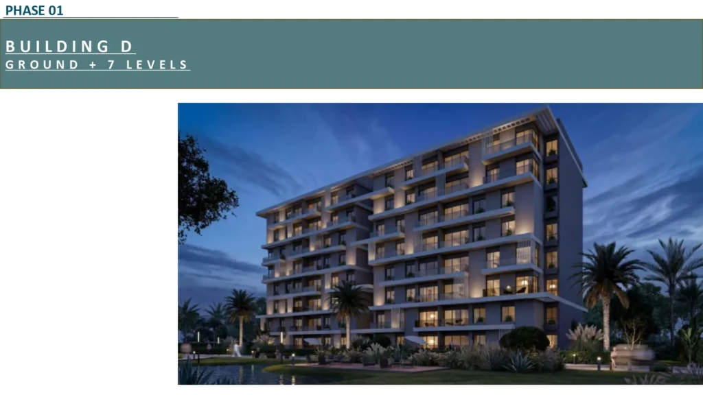 Building D (Ground + 7 Floors) in Vallis New Cairo Compound