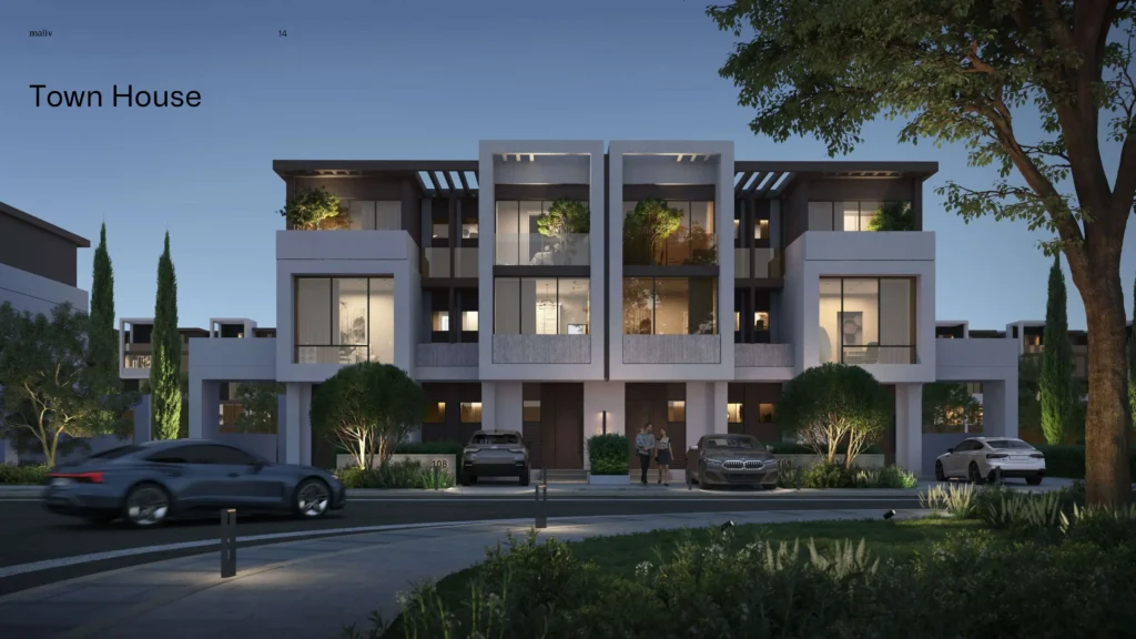تاون هاوس في كمبوند ماليف التجمع السادس Maliv New Cairo