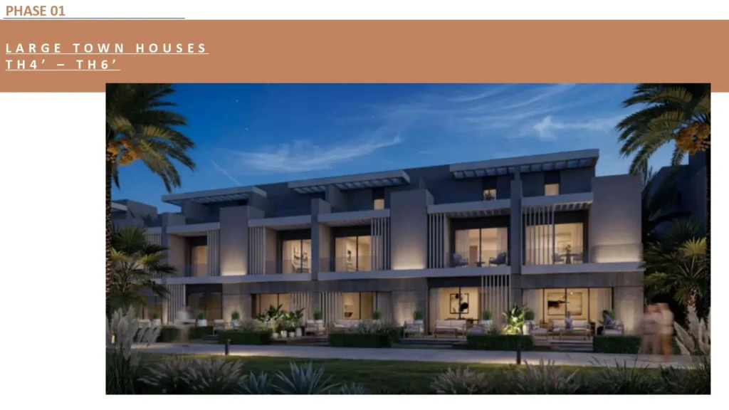 Large Townhouse 185 190 sqm (TH4' TH6') in Vallis New Cairo Compound