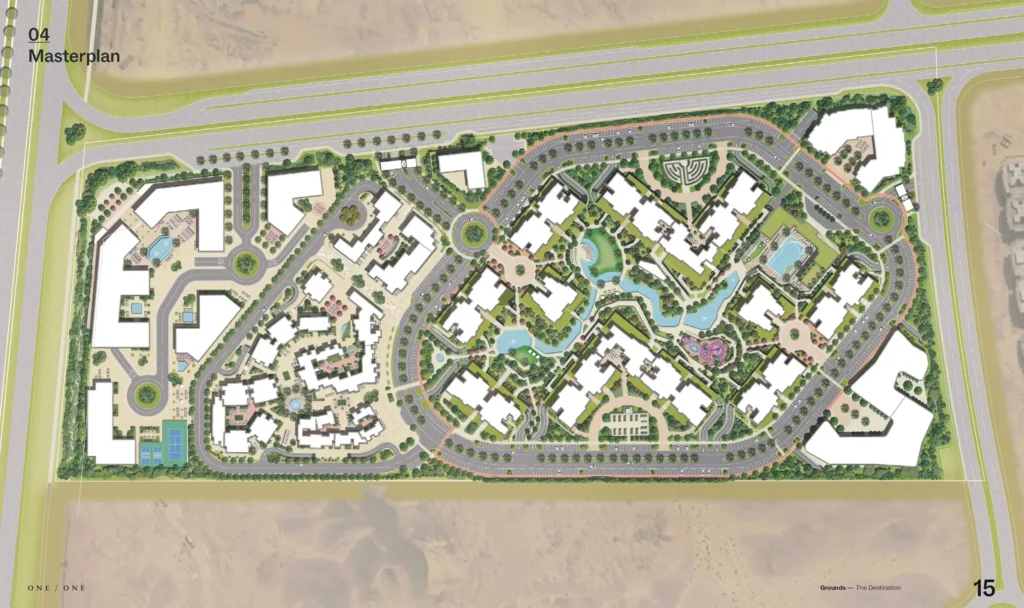 ماستر بلان كمبوند جراوندز التجمع السادس Grounds Compound