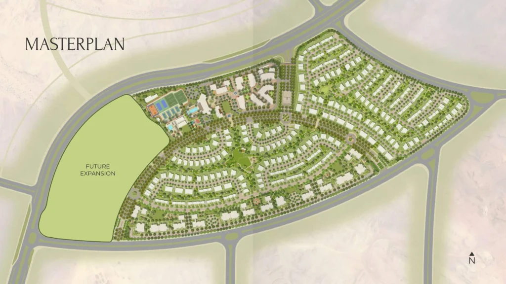 ماستر بلان كمبوند كريسنت ووك Crescent Walk