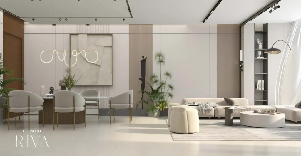 تشطيب وحدات كمبوند الباتيو ريفا El Patio Riva التجمع السادس